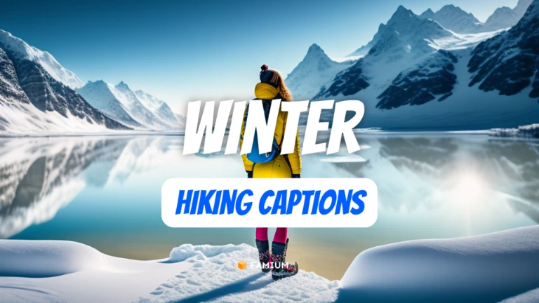 Winter Hiking Captions for Instagram